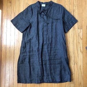 Wrap London Charcoal Heather Tunic Dress